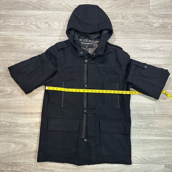 STEVE MADDEN LTD Men’s Size L Hooded Winter Parka Jacket coat Big Pockets island - Picture 8 of 8